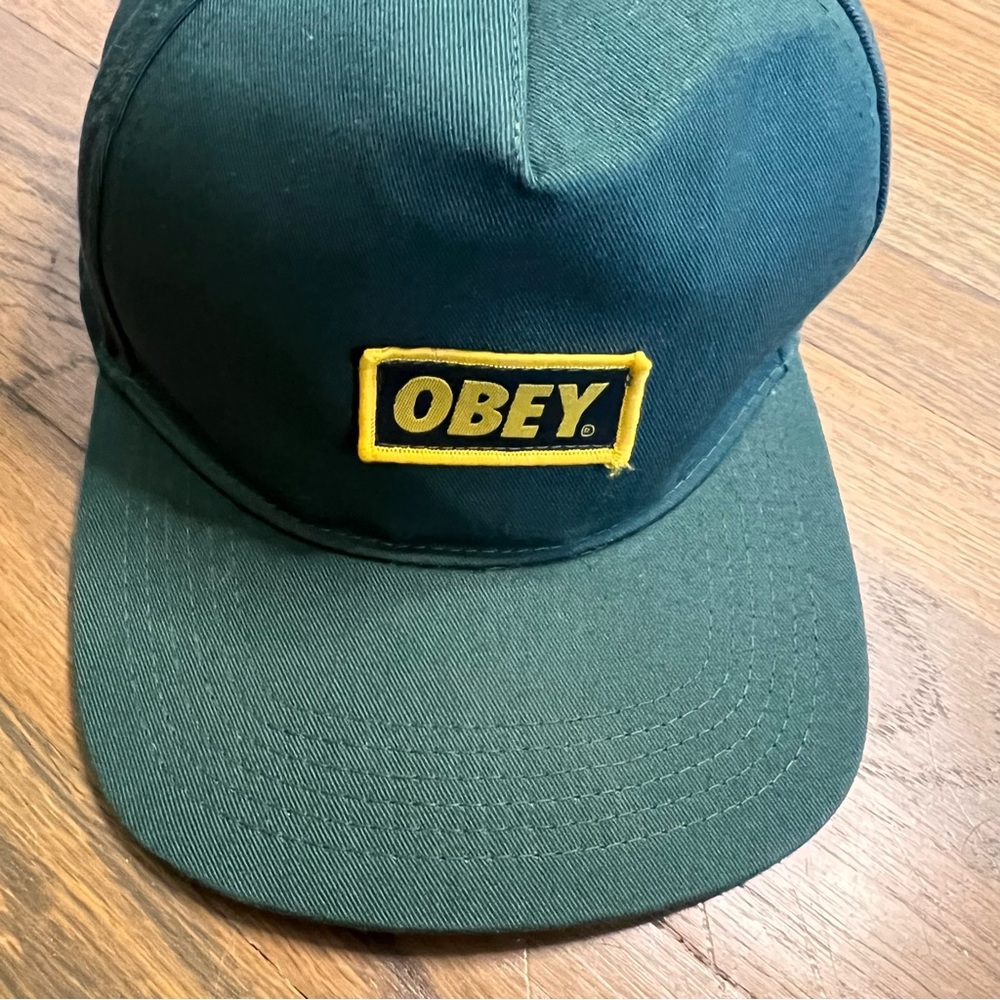 Obey Embroidered Logo Patch Hat - image 3